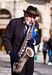 Pouliční umělec - saxofonista